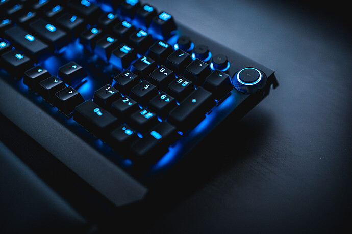 Photo of a computer keyboard